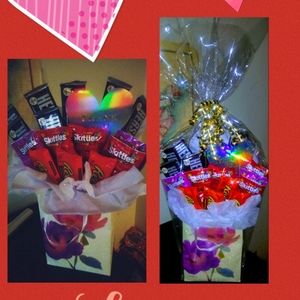 Valentines Day Gift Bag Candy Bouquet